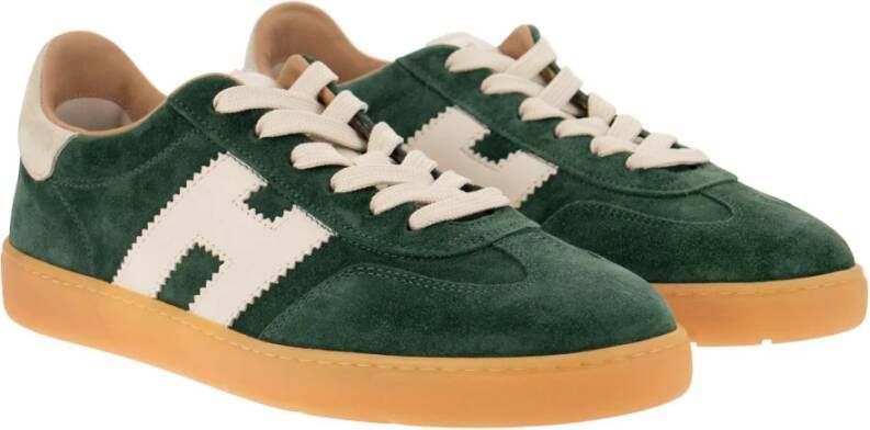 Hogan Coole Sneakers met Retro en Hedendaagse Stijl Green Heren