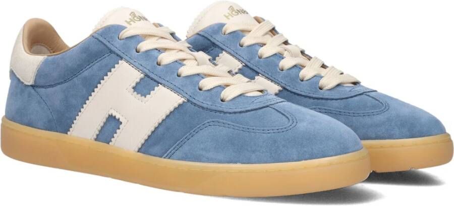 Hogan Coole Veterschoenen Dames Blauw Blue Dames