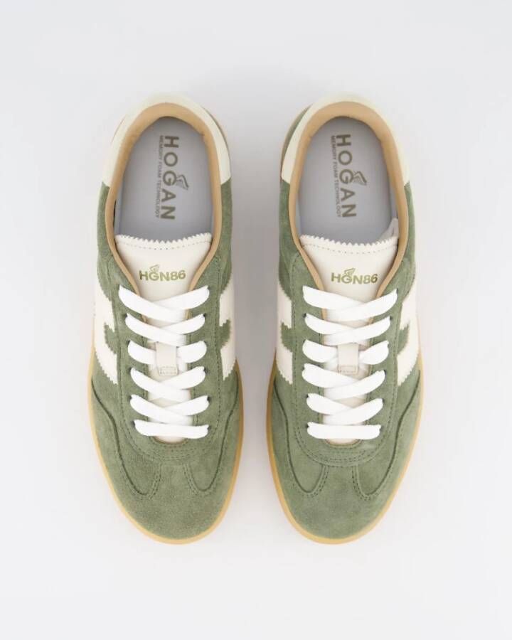 Hogan Coole Veterschoenen Green Dames