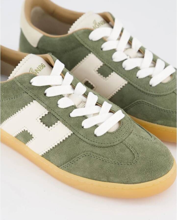 Hogan Coole Veterschoenen Green Dames