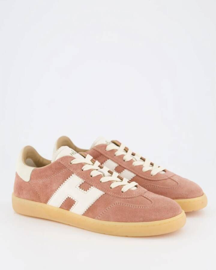 Hogan Coole Veterschoenen Pink Dames