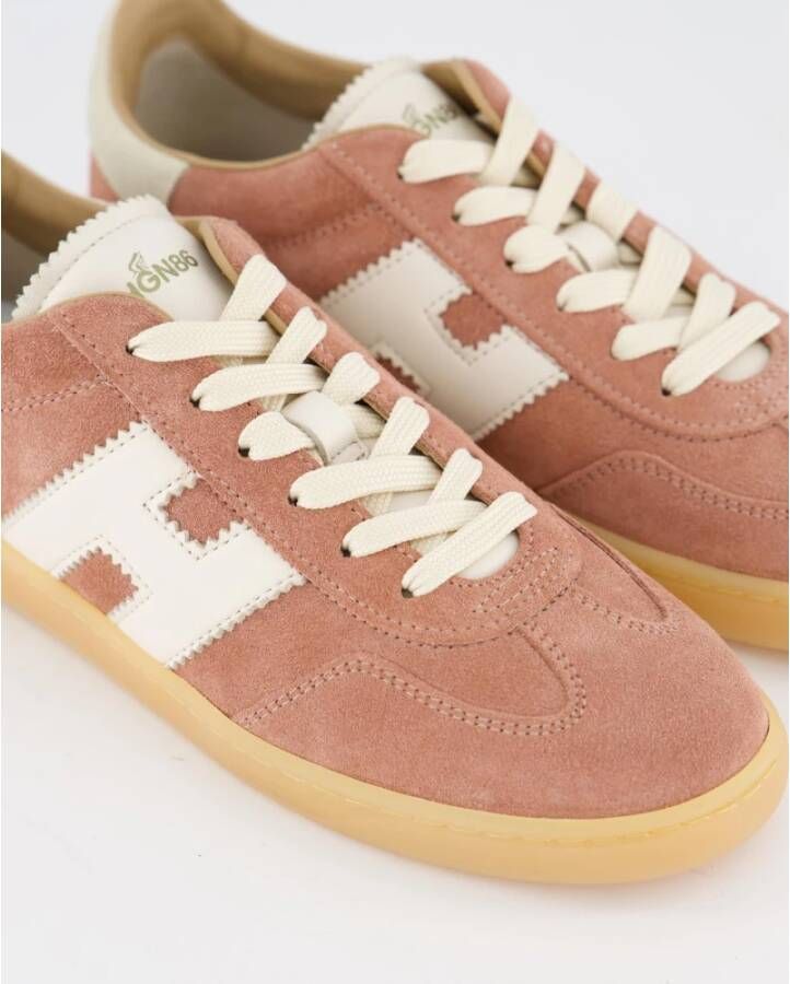 Hogan Coole Veterschoenen Pink Dames