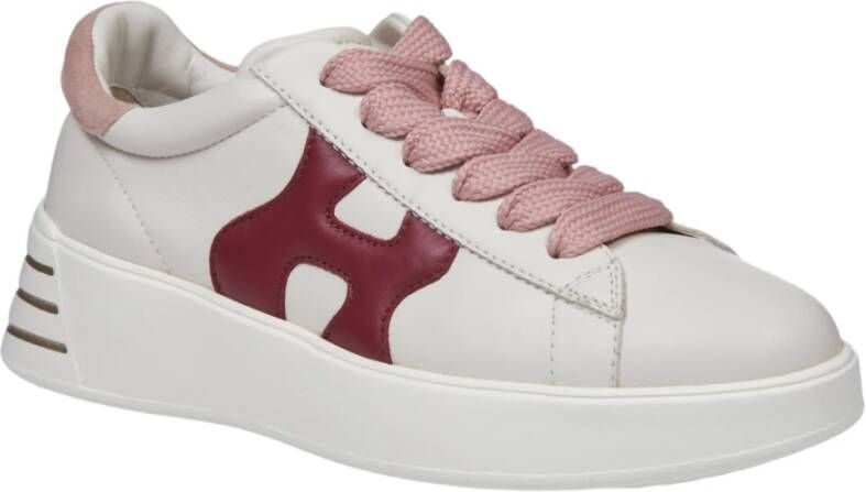 Hogan Cream Rebel Sneakers met Memory Foam Beige Dames