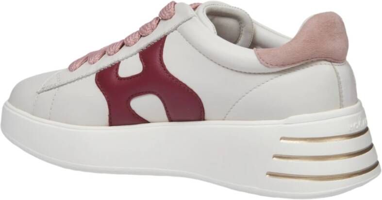 Hogan Cream Rebel Sneakers met Memory Foam Beige Dames