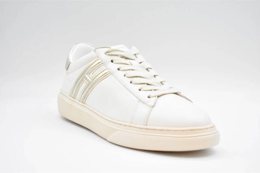 Hogan Crème Veterschoenen Dames White Dames