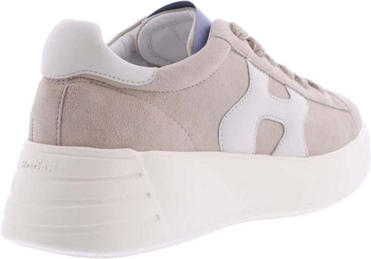 Hogan Sneakers van suède leer met geheugenschuim Brown Dames