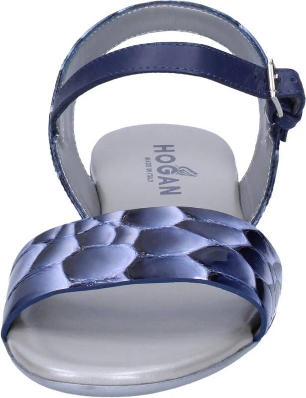 Hogan Dames Sandalen van Lakleer Blue Dames