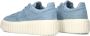 HOGAN Lage Sneakers Dames H-stripes Maat: 39 Materiaal: Denim Kleur: Blauw - Thumbnail 3