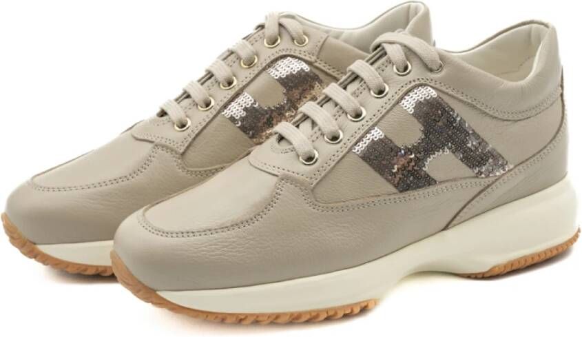 Hogan Damesschoenen Aw24 Collectie Beige Dames