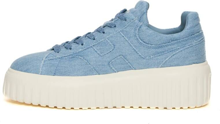 Hogan Denim Sneakers voor Vrouwen Blue Dames