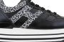 Hogan Dierenprint Veterschoenen voor Dames Black Dames - Thumbnail 5