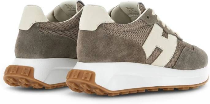 Hogan Duifgrijze Sneakers Italiaanse Stijl Gray Dames