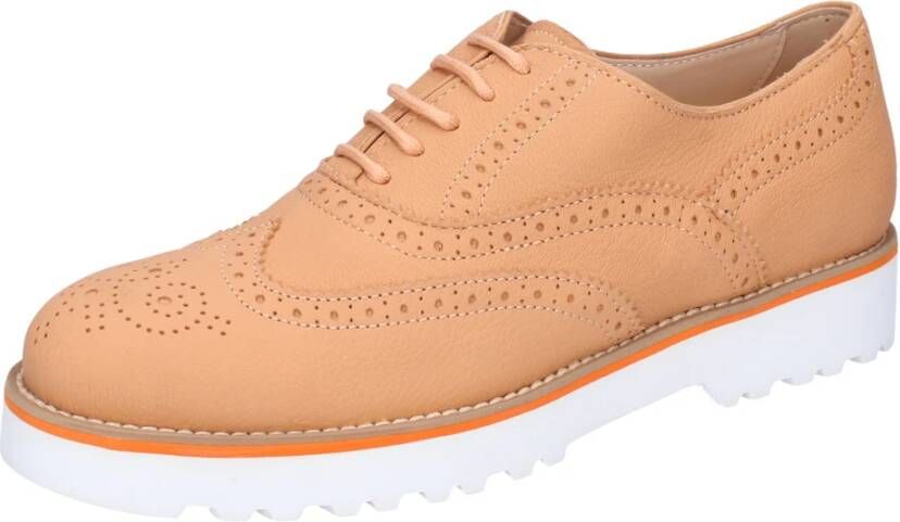 Hogan Elegante Leren Damesschoenen Brown Dames