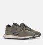 Hogan Fluweel Leren Sneakers Stijlvol en Comfortabel Gray Heren - Thumbnail 2