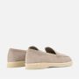 Hogan Fluwelen Leren Mocassins met Monogram Beige Dames - Thumbnail 2