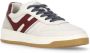 Hogan Gaatjesleren Sneakers met Contrasterende Details White Heren - Thumbnail 5