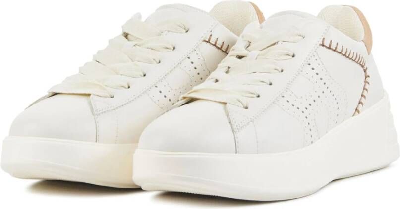 Hogan Gebroken Witte Sneakers White Dames