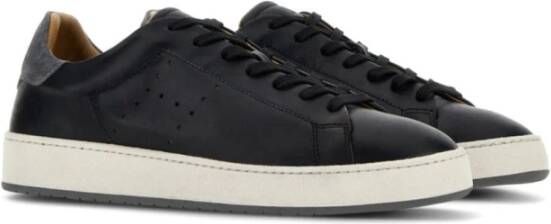 Hogan Geperforeerde Logo Sneakers Zwart Black Heren