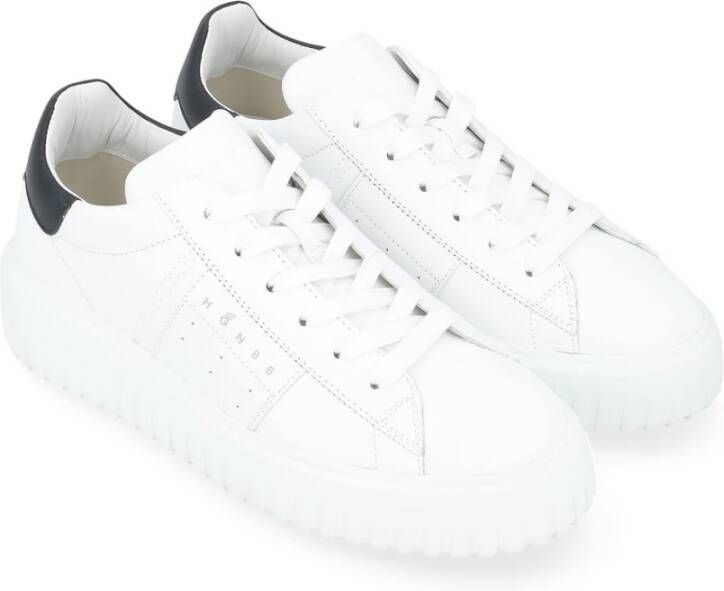 Hogan Gestreepte Band Sneakers White Heren