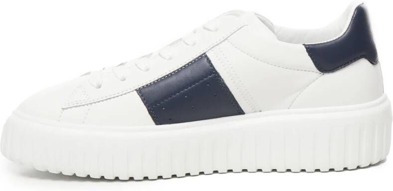 Hogan Gestreepte Band Sneakers White Heren