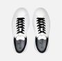 Hogan Gestreepte Leren Sneakers Zwart Wit White Heren - Thumbnail 3