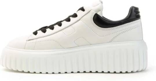 Hogan Gestreepte Sneakers Memory Foam Zool White Dames