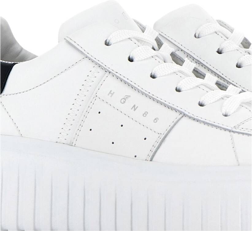 Hogan Gestreepte Sneakers White Dames