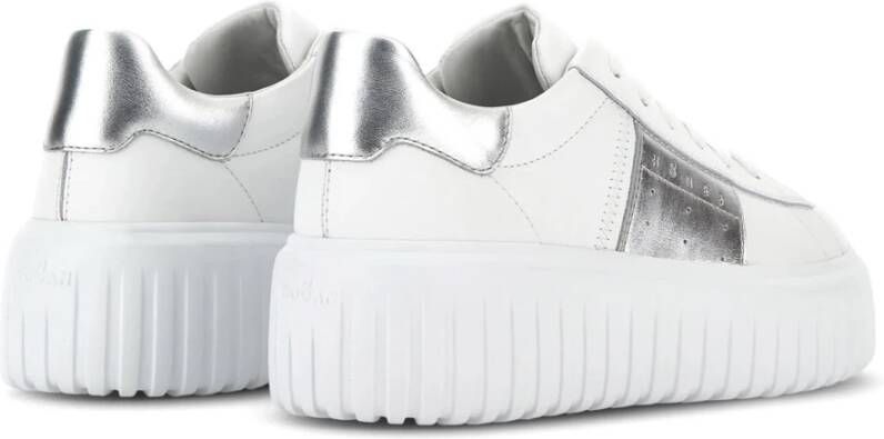 Hogan Gestreepte Sneakers White Dames