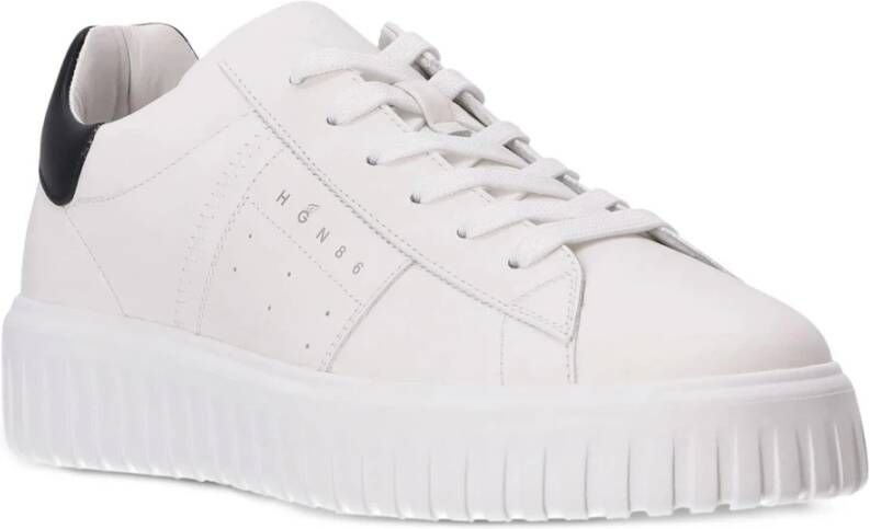 Hogan Gestreepte Sneakers White Heren