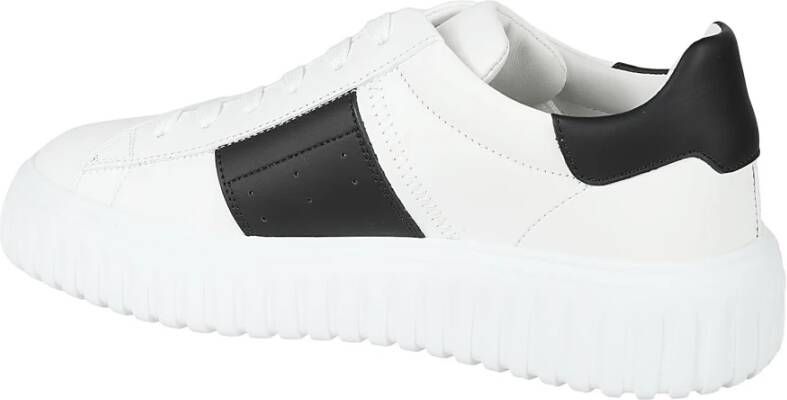 Hogan Gestreepte Sneakers White Heren