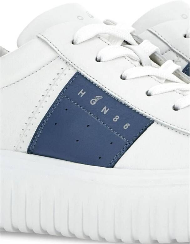 Hogan Gestreepte Sneakers White Heren