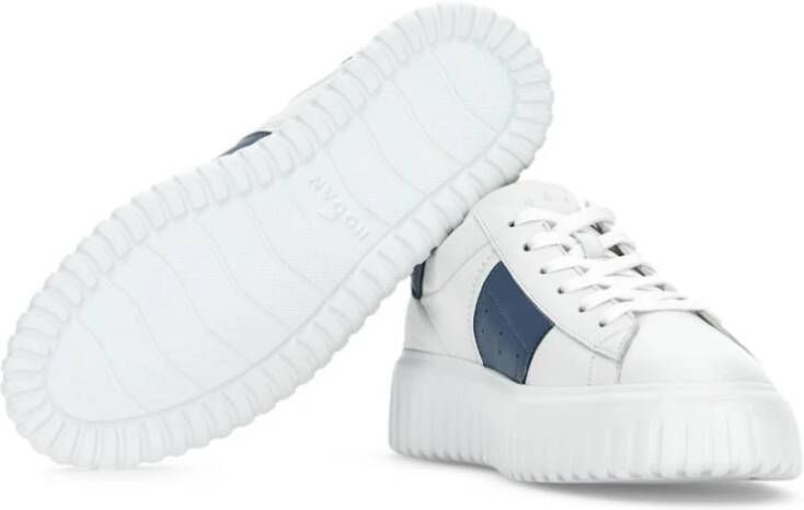 Hogan Gestreepte Sneakers White Heren