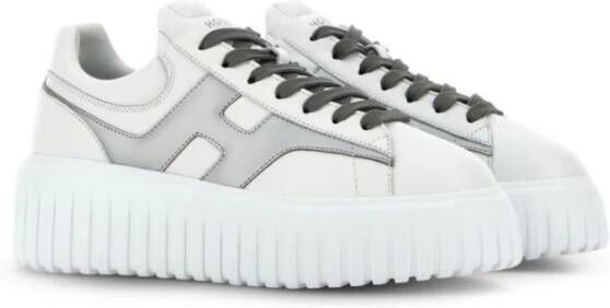 Hogan Gestreepte Split Stijl Sneakers White Dames