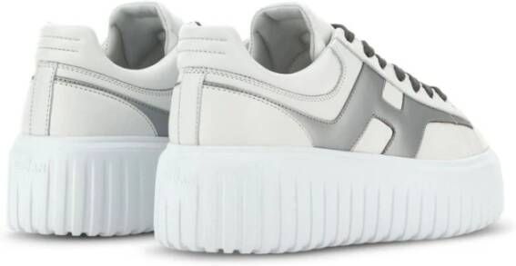 Hogan Gestreepte Split Stijl Sneakers White Dames