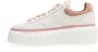 Hogan Gestreepte wit en roze sneakers White Dames - Thumbnail 2