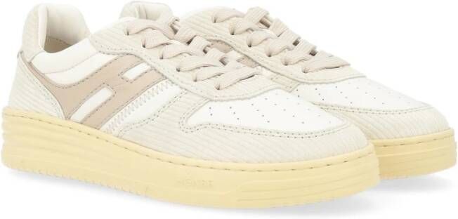 Hogan Geveterde Sneaker White Dames