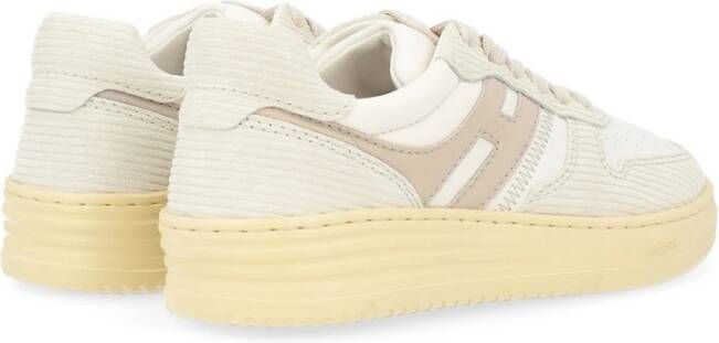 Hogan Geveterde Sneaker White Dames