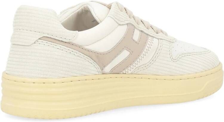 Hogan Geveterde Sneaker White Dames