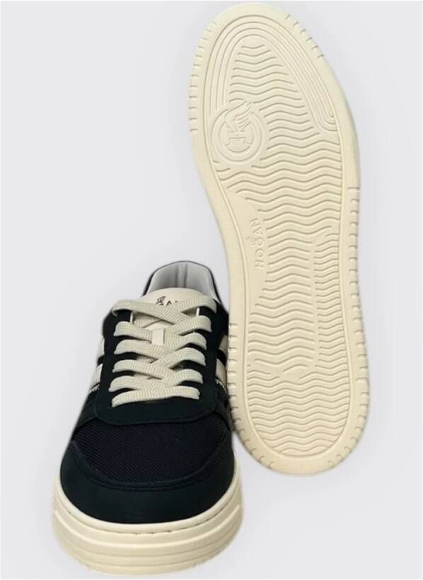 Hogan Geveterde Sneakers Blue Heren