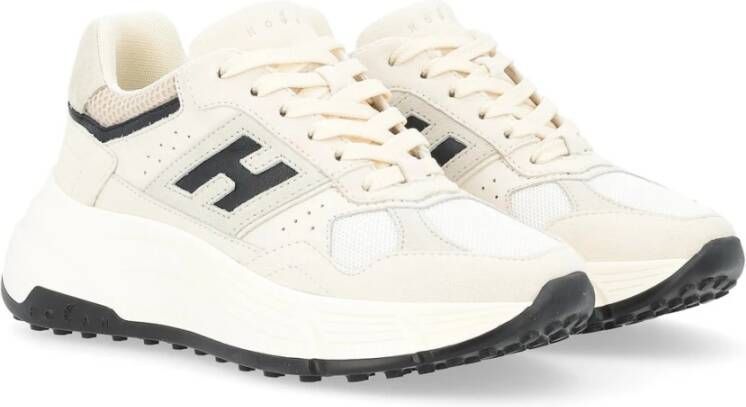 Hogan Geveterde Sneakers White Dames