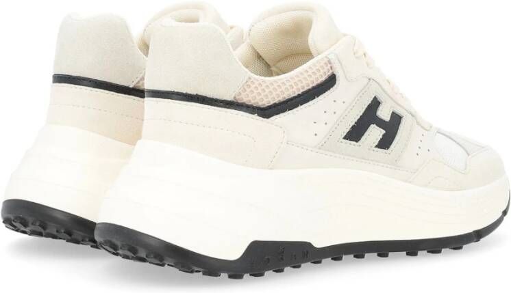 Hogan Geveterde Sneakers White Dames