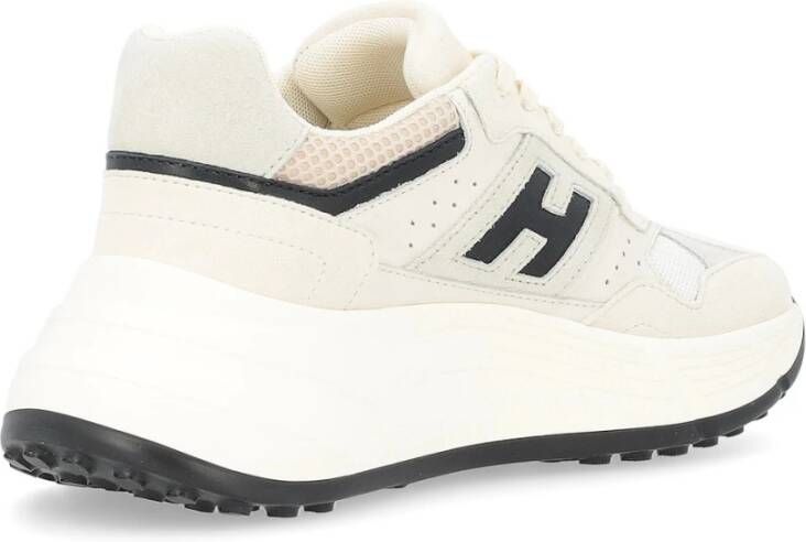 Hogan Geveterde Sneakers White Dames