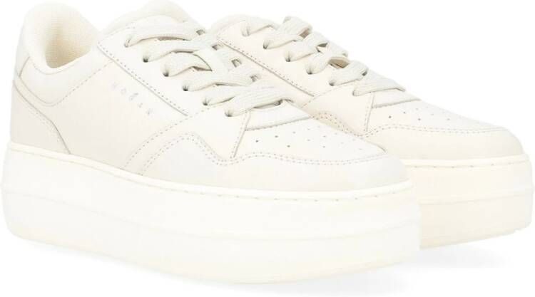 Hogan Geveterde Sneakers White Dames