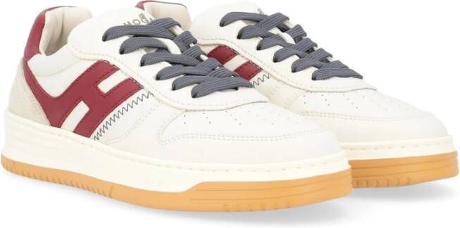 Hogan Geveterde Sneakers White Heren