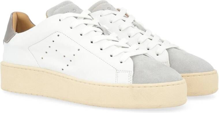 Hogan Geveterde Stijl Sneakers met Gaten White Dames