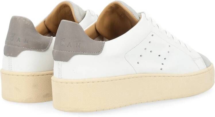 Hogan Geveterde Stijl Sneakers met Gaten White Dames