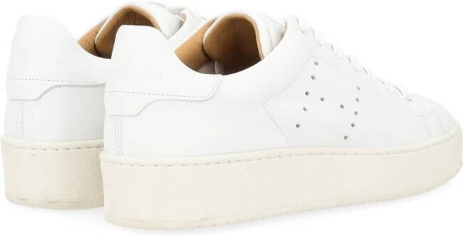 Hogan Geveterde Stijl Sneakers met Gaten White Dames