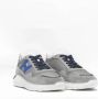 Hogan Grijs Blauwe Sneakers Eigentijds Ontwerp Gray Heren - Thumbnail 2