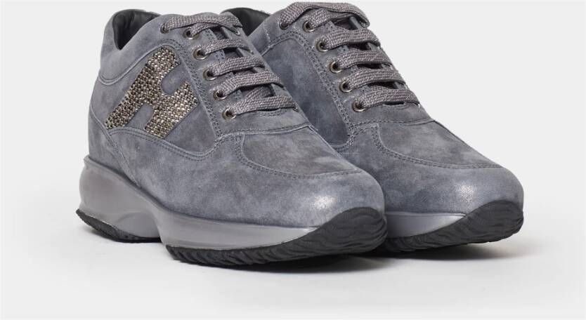 Hogan Grijze Interactieve Sneakers voor Vrouwen Gray Dames