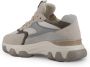 Hogan Grijze Leren Sneakers met Technische Stofdetails Gray Dames - Thumbnail 2